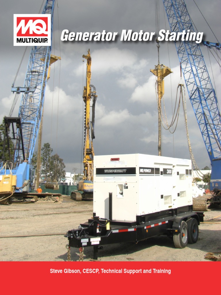 Generator Motor Starting Basics Explained | PDF | Electric Motor ...