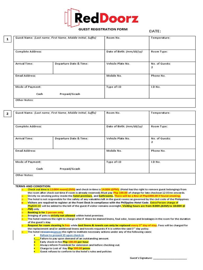 RDRegistrationFINAL EDIT PDF Service Industries