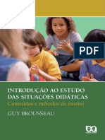 Situações Didáticas - Guy Brousseau