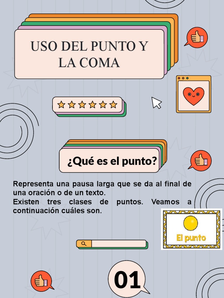 El Punto y La Coma | PDF | Artes del Lenguaje y Comunicación