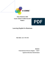 First Partial - Learning English For Business