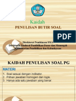 Kaidah Penulisan Butir Soal - Final