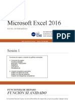Microsoft Excel - NIVEL INTERMEDIO