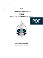 Dynasty League Rulebook