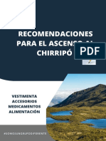 Recomendaciones Chirripó