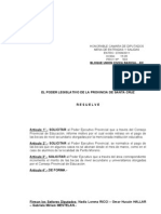 Pedido de Informe Por Motivo de Retraso de Becas Secundario