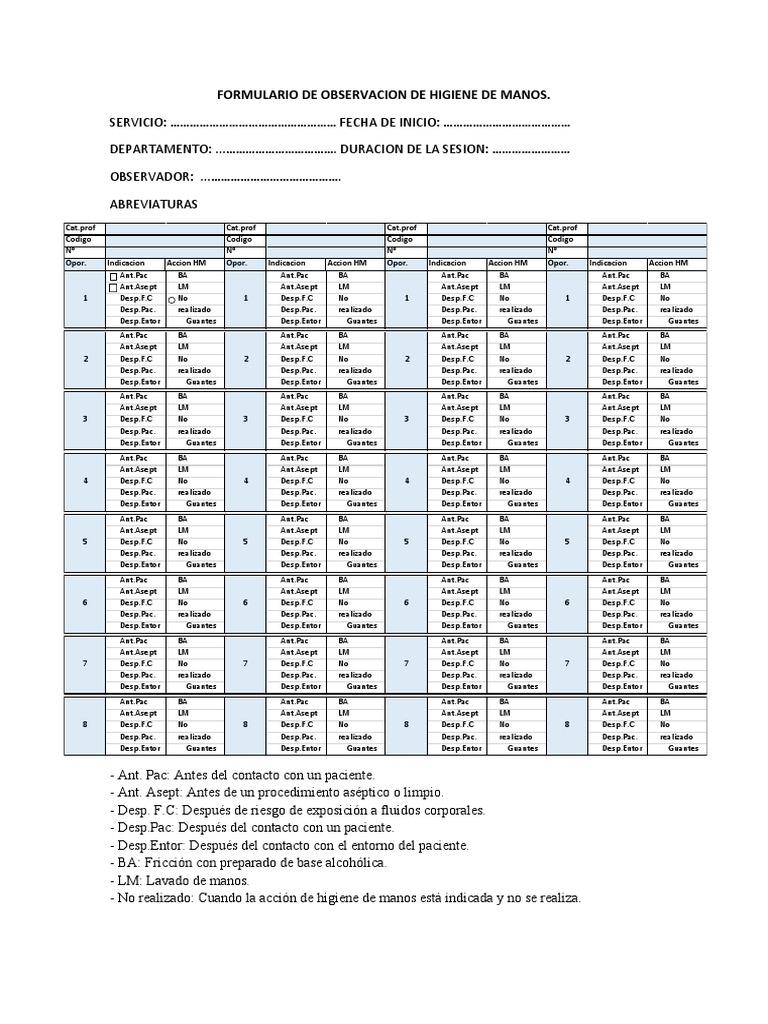 formulario-de-observacion-de-higiene-de-manos-pdf-lavado-de-manos