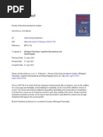 Review of The Endocannabinoid System