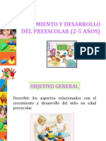 Crecimiento y Desarrollo en El Preescolar