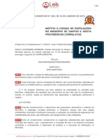 Lei Complementar 1025 2019 Santos SP Consolidada (30 12 2022)