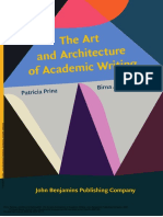 Required Reading-The Art and Architecture of Academic Writing