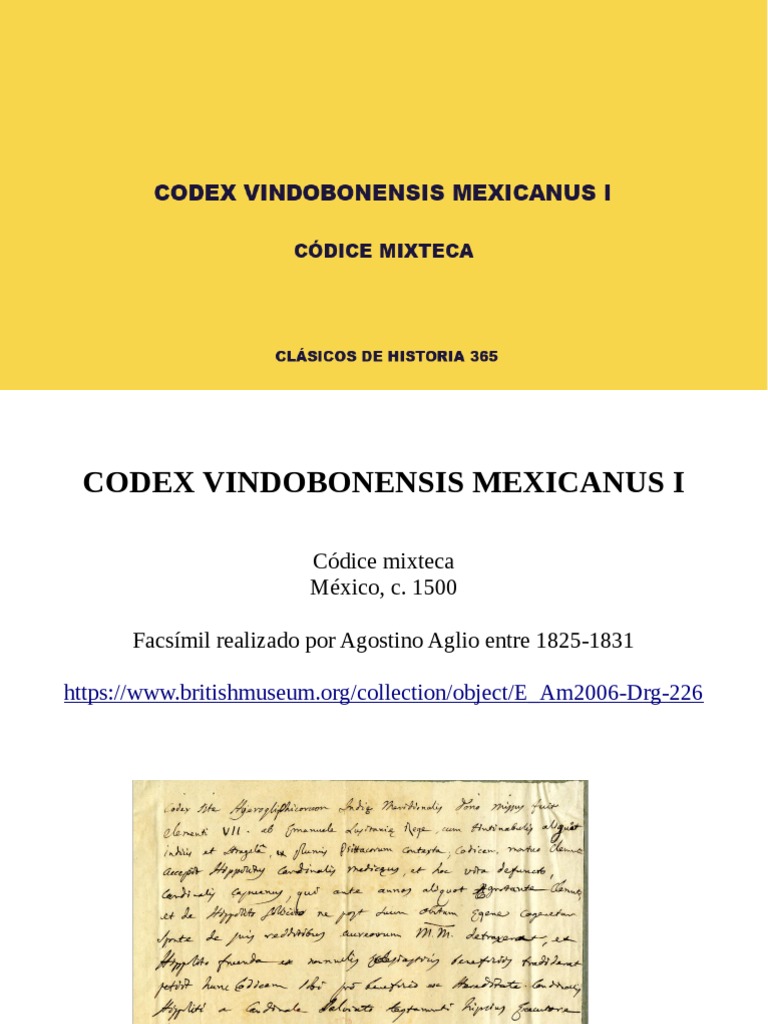 365 Codex Vindobonensis PDF España