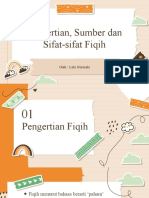 Pengertian, Sumber Dan Sifat-Sifat Fiqih