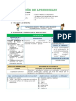 SESIÓN DE APRENDIZAJE MUCHOS POCOS