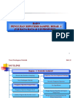 Pertemuan 9-Bab 9. Uji Hipotesis Sampel Besar-1