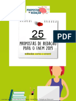 25 Propostas de Redação para o Enem 2019 (E-Book N3103)