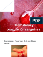 Hemostasia y Coagulación Sanguínea