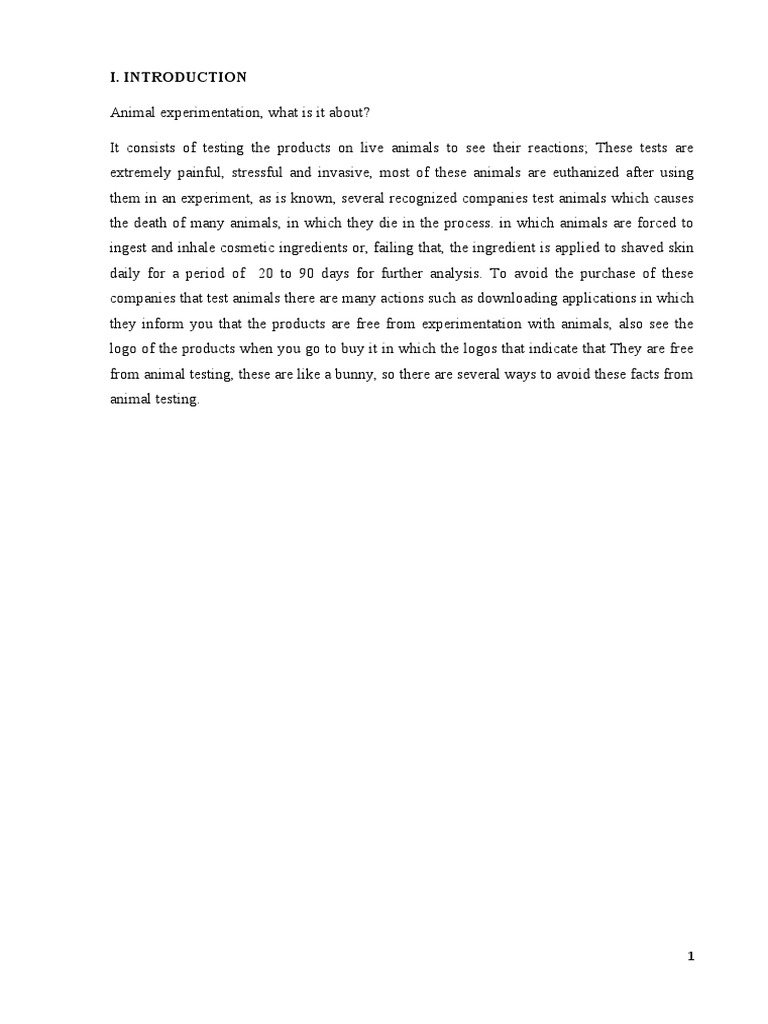 Animal Testing PDF Animal Testing Procter & Gamble