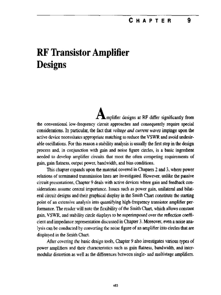 RF SYstem Design Main Topics Circuit Diagram