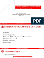 Clase 8: Corto Plazo. Modelo IS-LM en Una Economía Abierta (Introducción A La Macroeconomía)