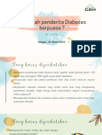 Prolanis-Bolehkah Diabetes Berpuasa