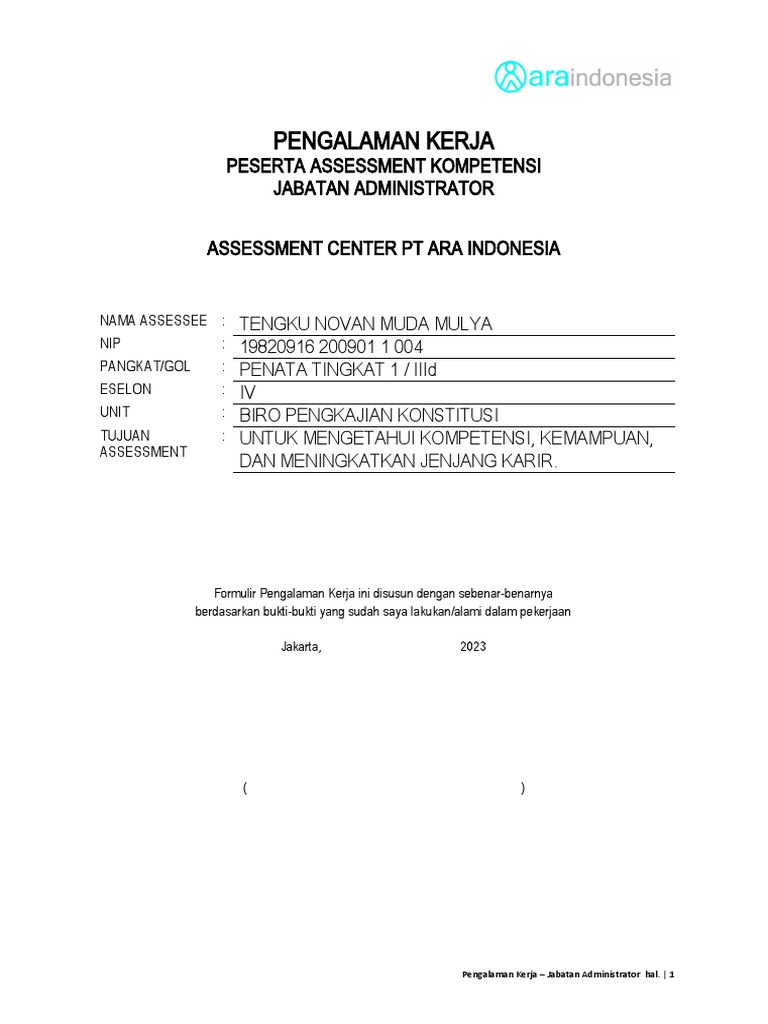 2023 - 03 - Form Critical Incident - Administrator - MPR | PDF