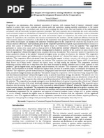 Socio-Economic Impact of Cooperatives Among Members: An Input To Customized Program Development Framework For Cooperatives