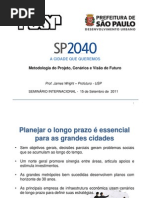 Metodologia do Projeto, Cenários e Visão de Futuro