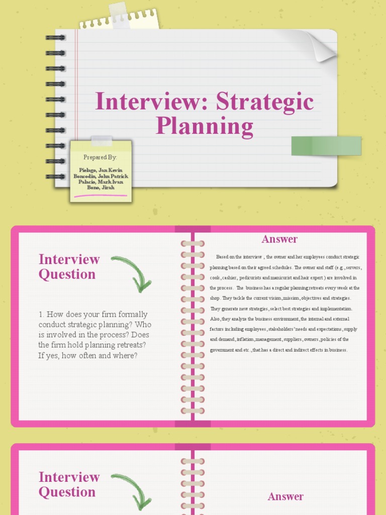 Strategic Planning | PDF | Strategic Planning | Leadership