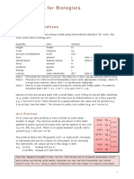 Biology - Maths - To Print For Students