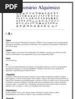 Dicionário Alquimico