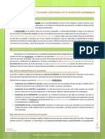 Tema 02. Evaluación. Concepto y Funciones de La Ev. Pedagógica