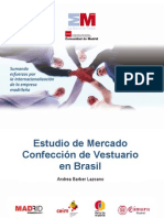 Estudio de Mercado: Confección de Vestuario Brasil