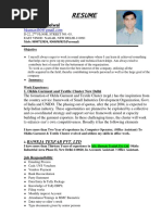 Resume Satish Khandelwal