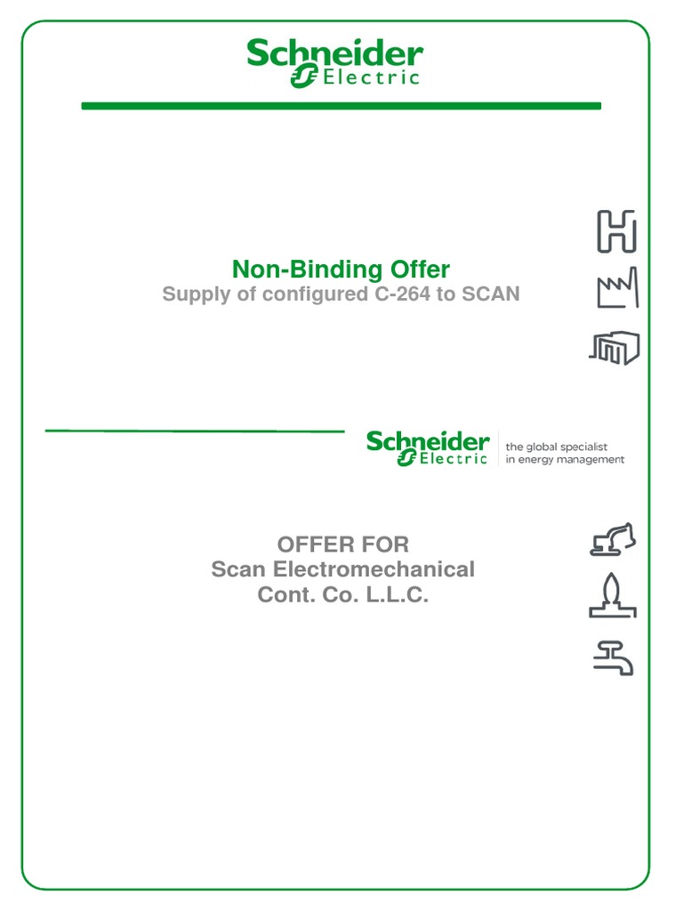 Non-Binding Offer for C-264 Supply | PDF
