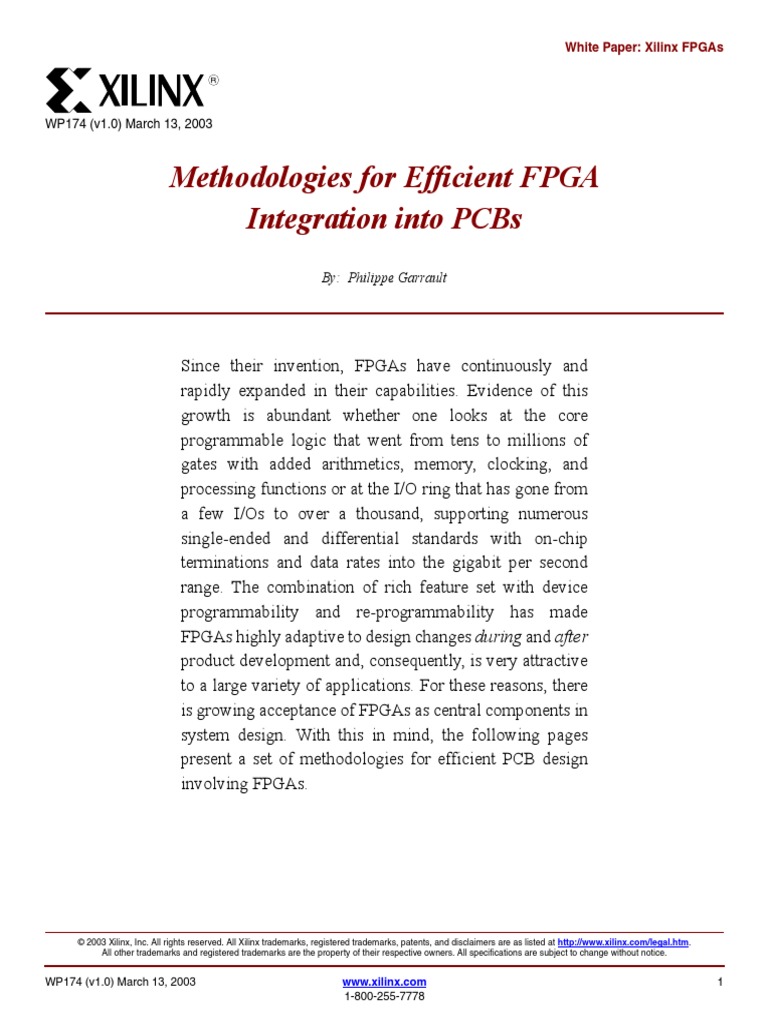 Efficient FPGA PCB Design Methodologies | PDF | Field Programmable Gate ...