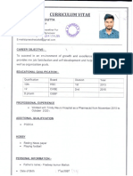 Resume of Pharmacist