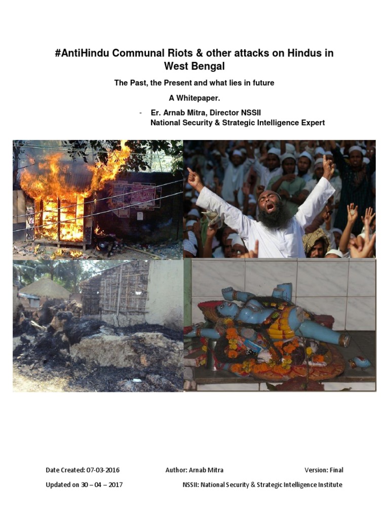 #AntiHindu Communal Riots & Other Attacks On Hindus in West Bengal ...
