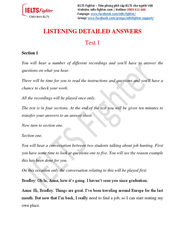 flanders conference hotel ielts listening answer