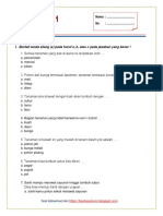 Soal Tematik Kelas 1 Tema 7 Subtema 3 Se