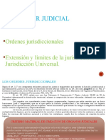 2.2 El Poder Judicial Ordenes Jurisdiccionales, Extensión y Limits Jurisdicción