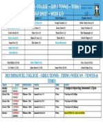 Week 8 (Saturday Teams) & Week 9 (Premier League)