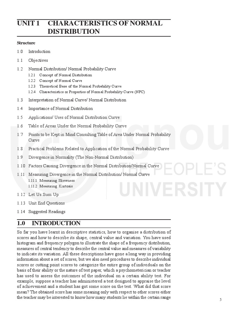 Block 3 Normal Distribution Pdf Normal Distribution Percentile