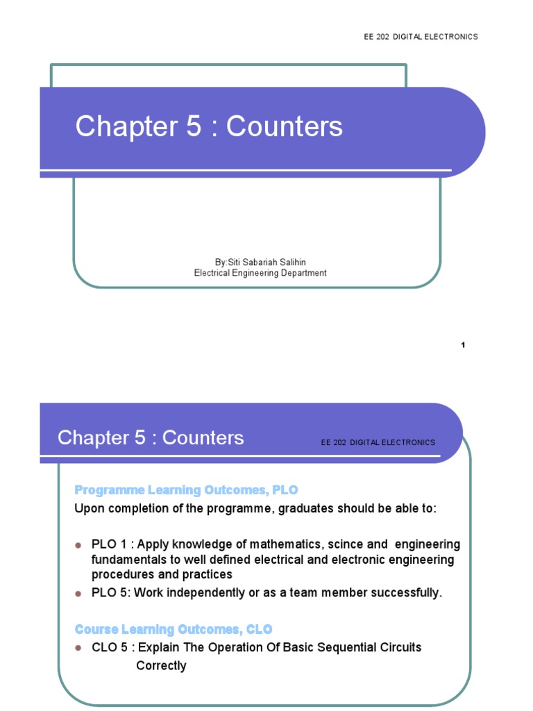 Chapter5counter 131112193917 Phpapp01 | PDF | Computer Engineering ...