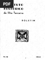 Instituto Histórico Da Ilha Terceira - Vol X | PDF | Ciências Sociais