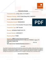 GTWorld - Transaction Receipt