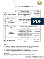 Road Map For Summers 2023 For Outsiders