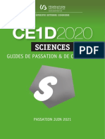 CE1D SCIENCES 2021 GUIDES PASSATION CORRECTION (Ressource 16505)