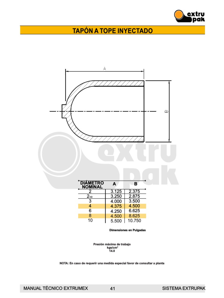 Manual Técnico Sistema Extrupak | PDF | Tubería (transporte de fluidos ...
