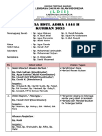 Panitia Idul Adha 1444 H KURBAN 2023: (LDII)